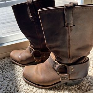 Frye harness boots